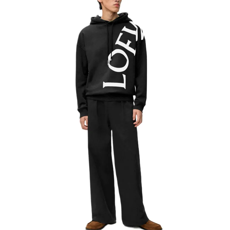 LOEWE Sweatshirts Men Black-3