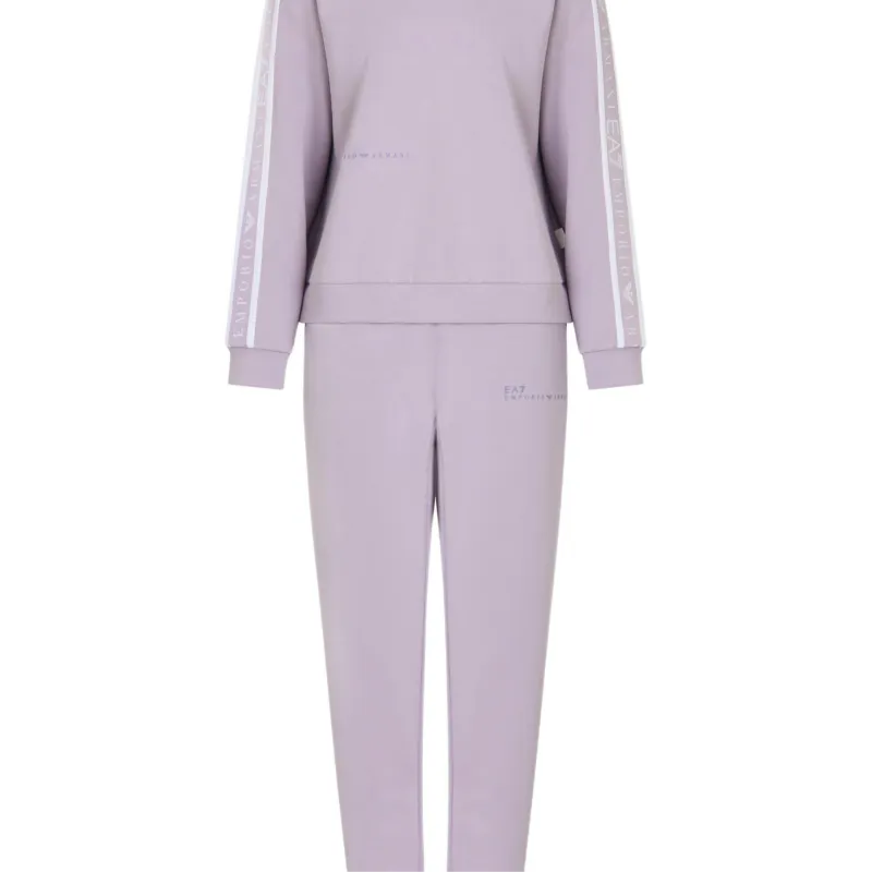EMPORIO ARMANI EA7 Sweatshirt Set Women's Purple-1