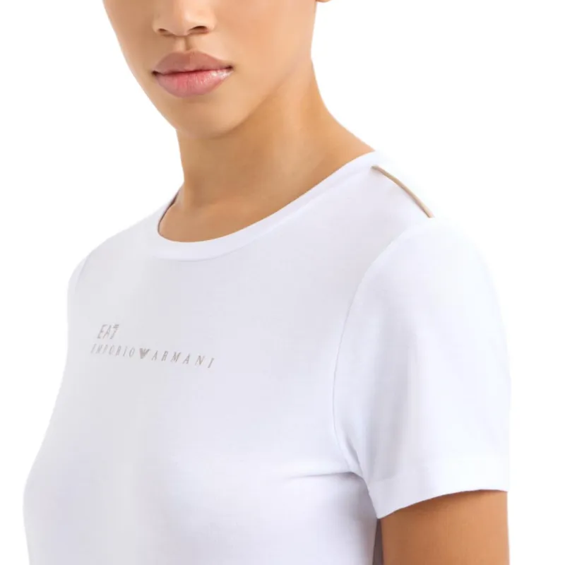 EMPORIO ARMANI Logo print T shirt-4