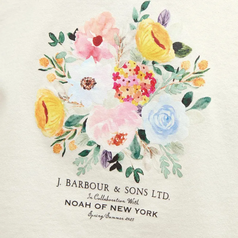 BARBOUR x NOAH T Shirt Men's White-3