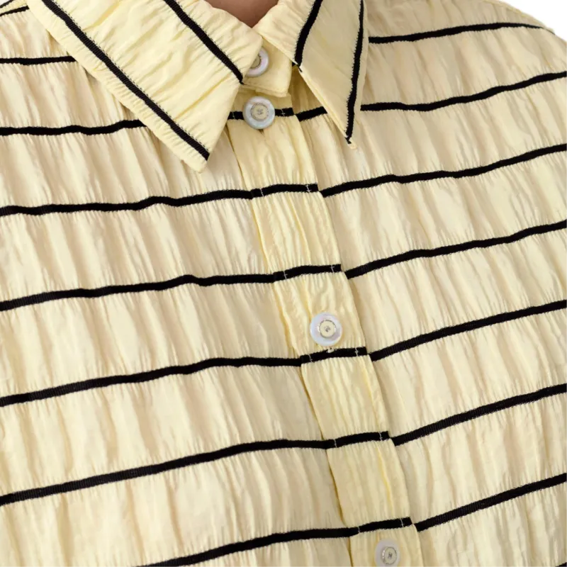 CHANEL 25S Spring Summer Collection Shirt Women's Light Yellow-2