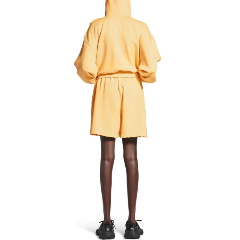 Balenciaga Casual Shorts Regular Fit Unisex Yellow-3