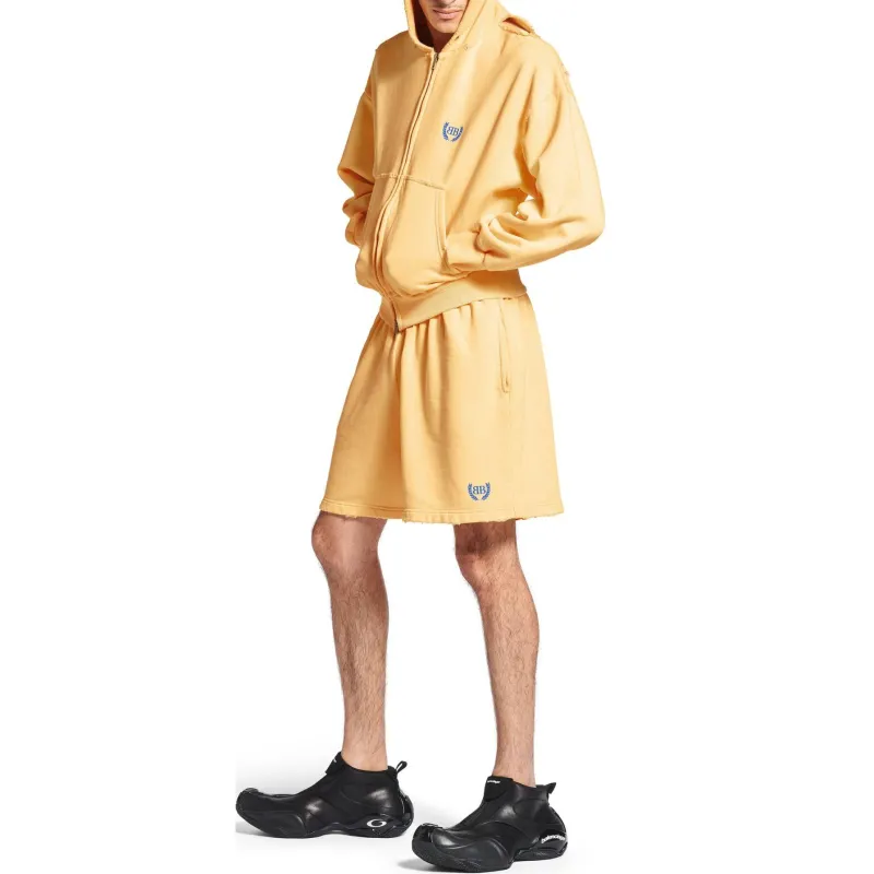 Balenciaga Casual Shorts Regular Fit Unisex Yellow-6