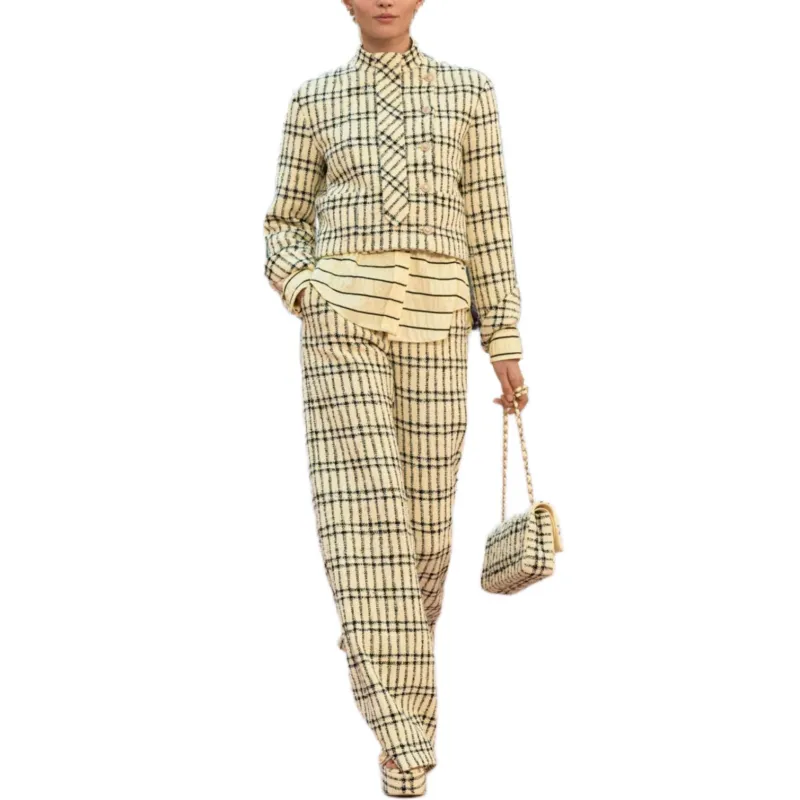 CHANEL 25S Spring Summer Collection Shirt Women's Light Yellow-1