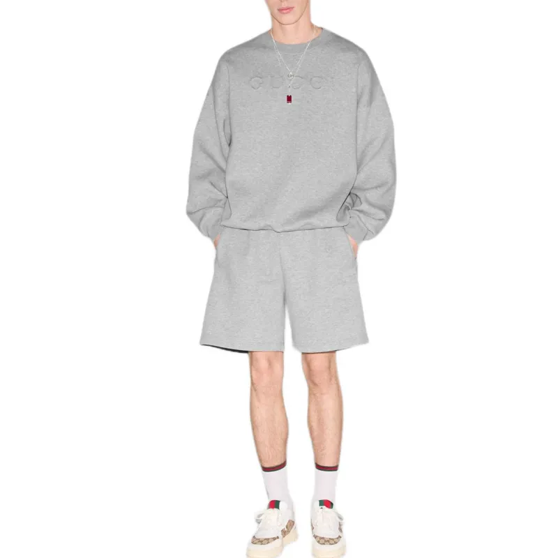GUCCI SS25 Sweatshirt Men's Gray-3