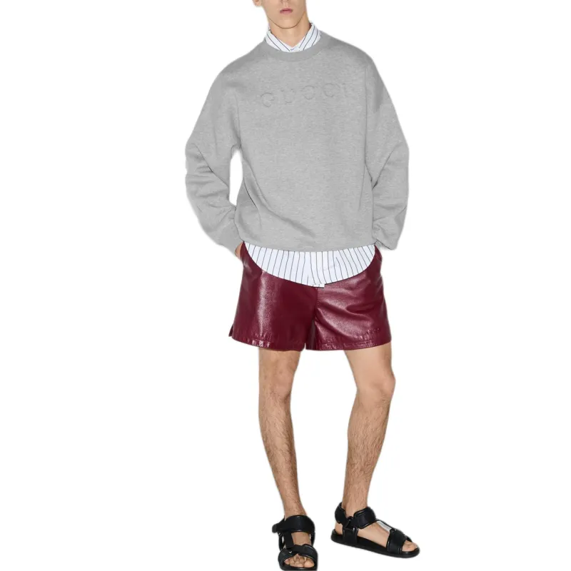 GUCCI SS25 Sweatshirt Men's Gray-4