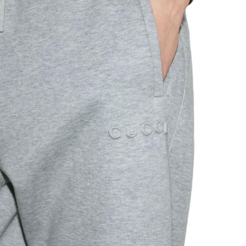 GUCCI SS25 Knitted Sweatpants Men's Gray-6
