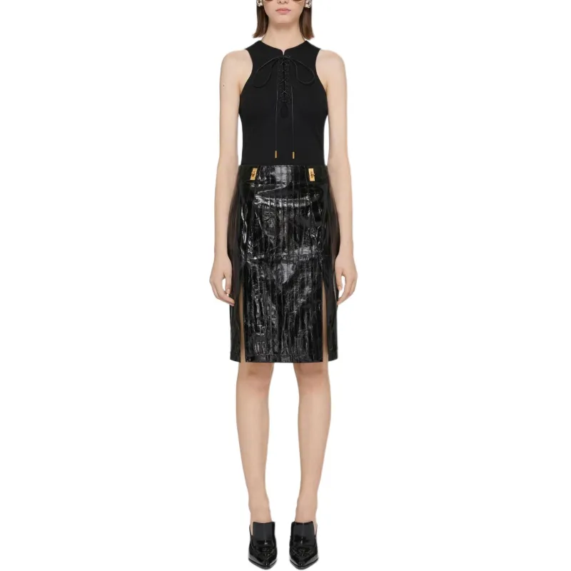 Givenchy Lace up Strappy Top-1