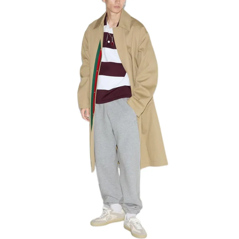 GUCCI SS25 Knitted Sweatpants Men's Gray-5