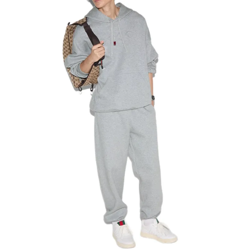 GUCCI SS25 Knitted Sweatpants Men's Gray-4