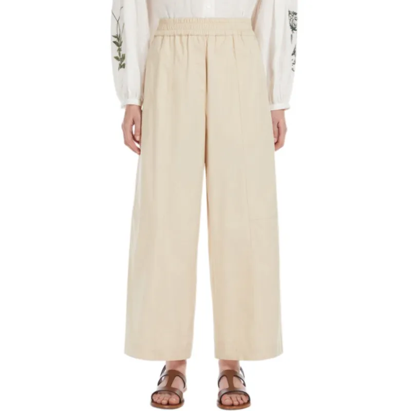 WEEKEND MaxMara SS25 Casual Pants Women's White-1