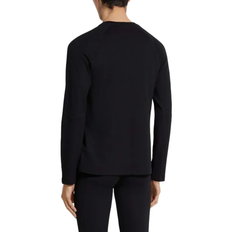 Zegna TECHMERINO™ Sweater Men's Black-2