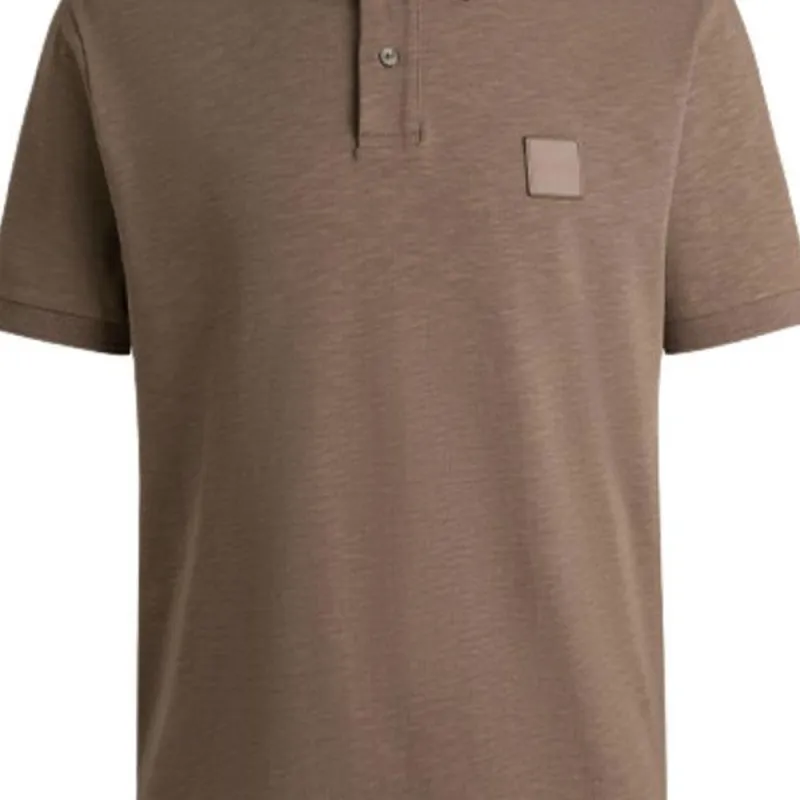 HUGO BOSS SS25 Polo Shirt Men's Brown-4