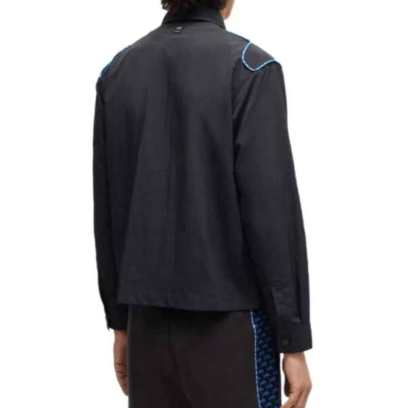 Hugo X Red Bull Carbon Stealth logo Overshirt-2