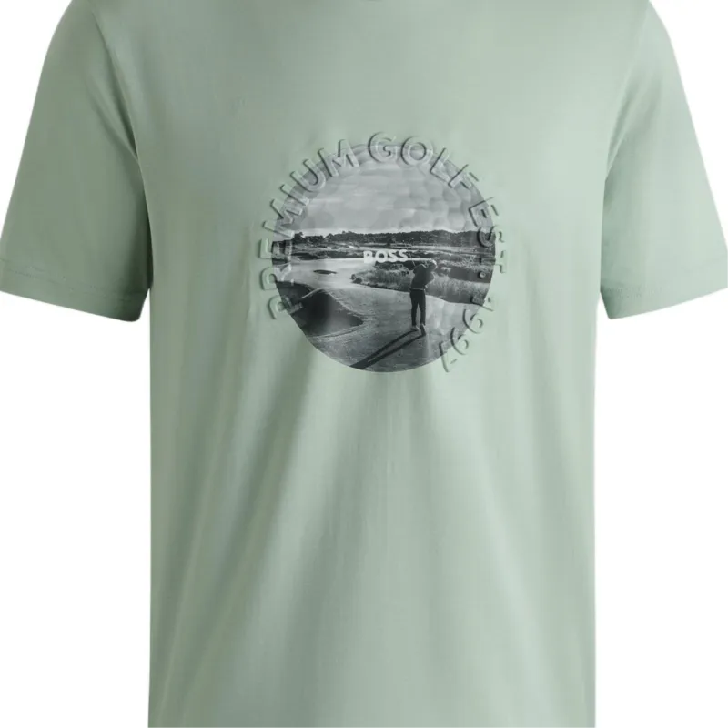 HUGO BOSS SS25 T Shirt Men's Light Green-1