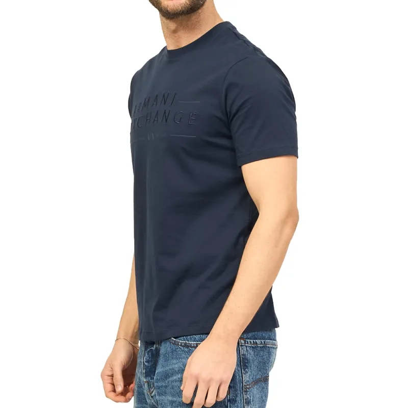 ARMANI EXCHANGEAE SS24 T Shirt Men's Navy Blue-4
