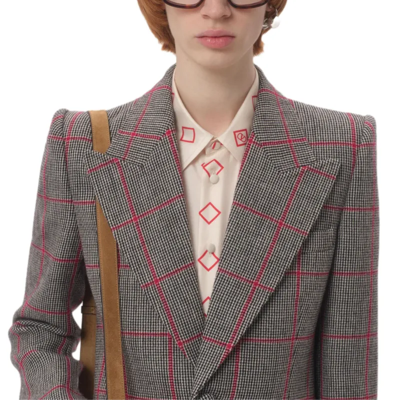Valentino Opticool print Silk Shirt-6