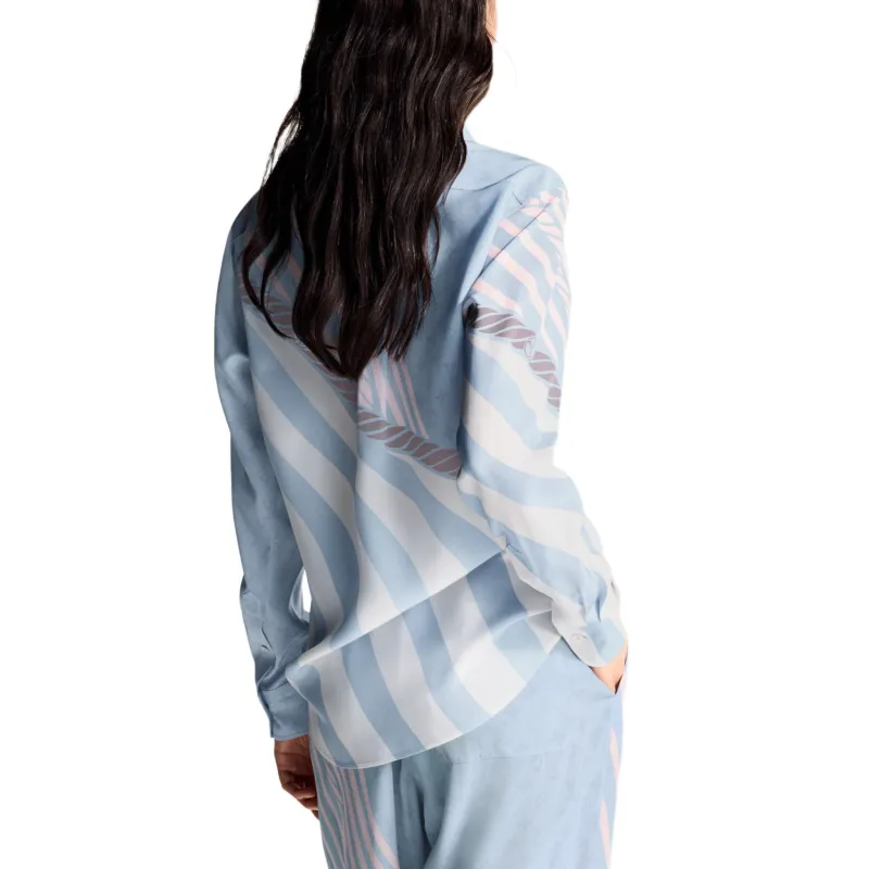 LOUIS VUITTON SS25 Shirt Women's Blue-4