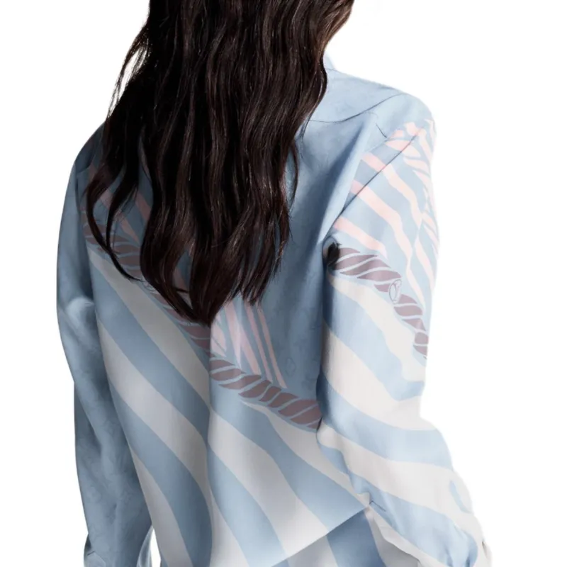LOUIS VUITTON SS25 Shirt Women's Blue-5