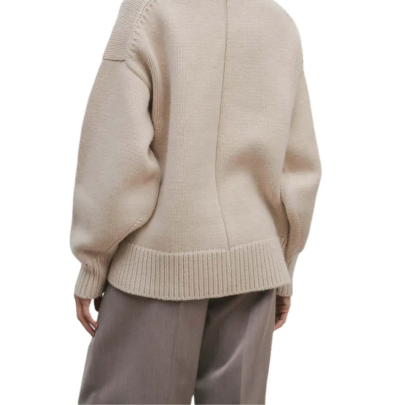 THE ROW Cashmere Sweater Women's Apricot-5
