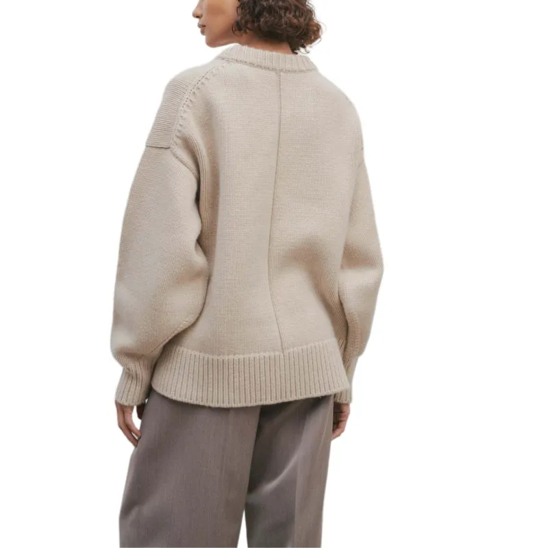 THE ROW Cashmere Sweater Women's Apricot-3