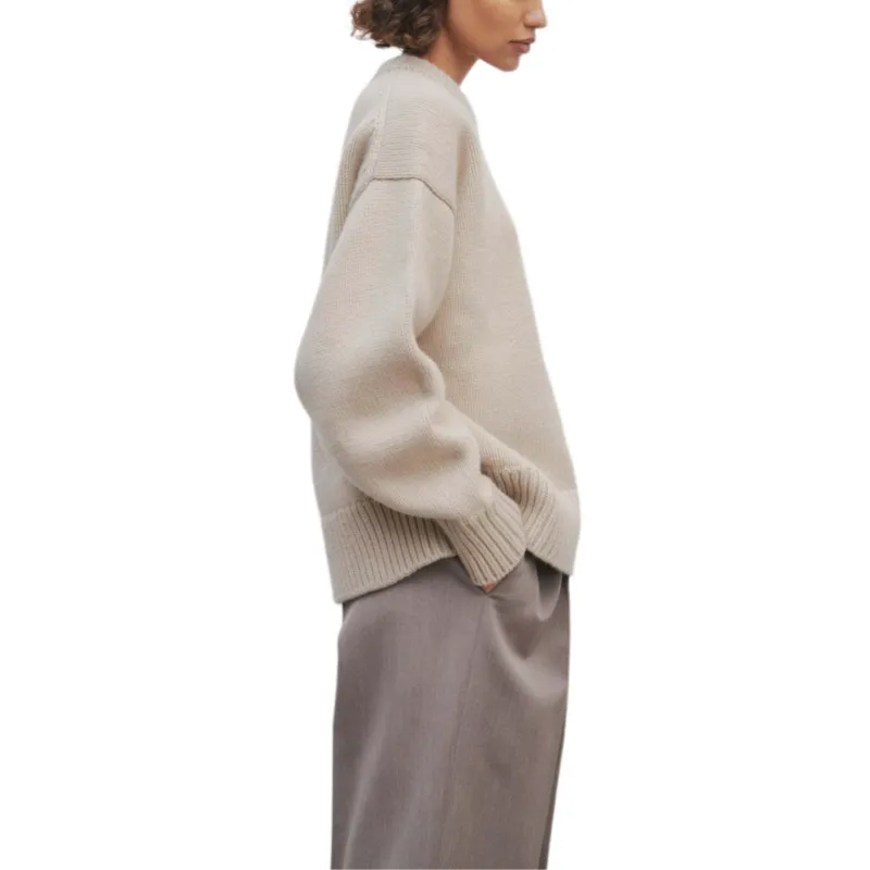 THE ROW Cashmere Sweater Women's Apricot-4