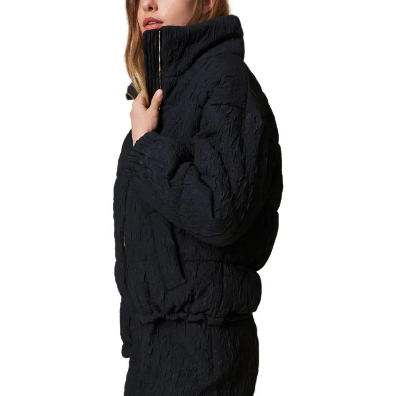Twinset Embossed Puffer Jacket-4