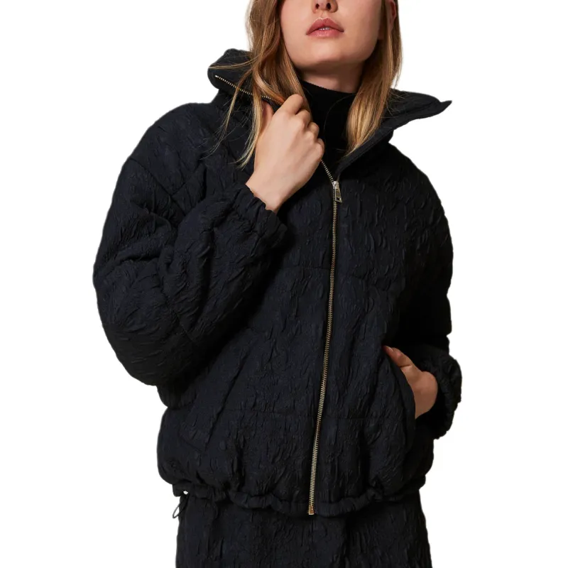 Twinset Embossed Puffer Jacket-1
