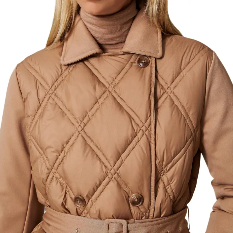 Twinset Double breasted Quilted Puffer Jacket-4