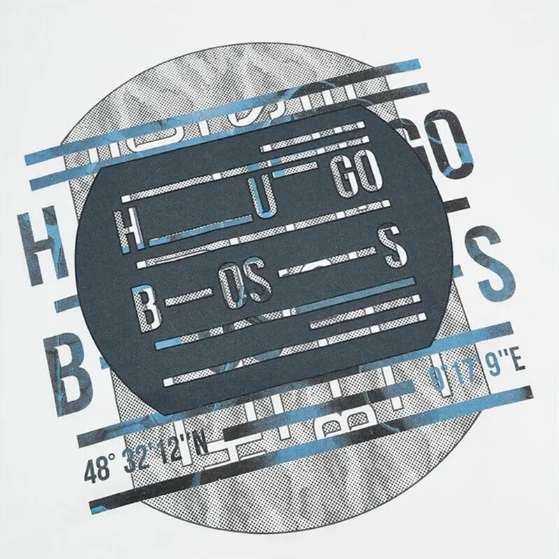 HUGO BOSS T Shirts Men White-3