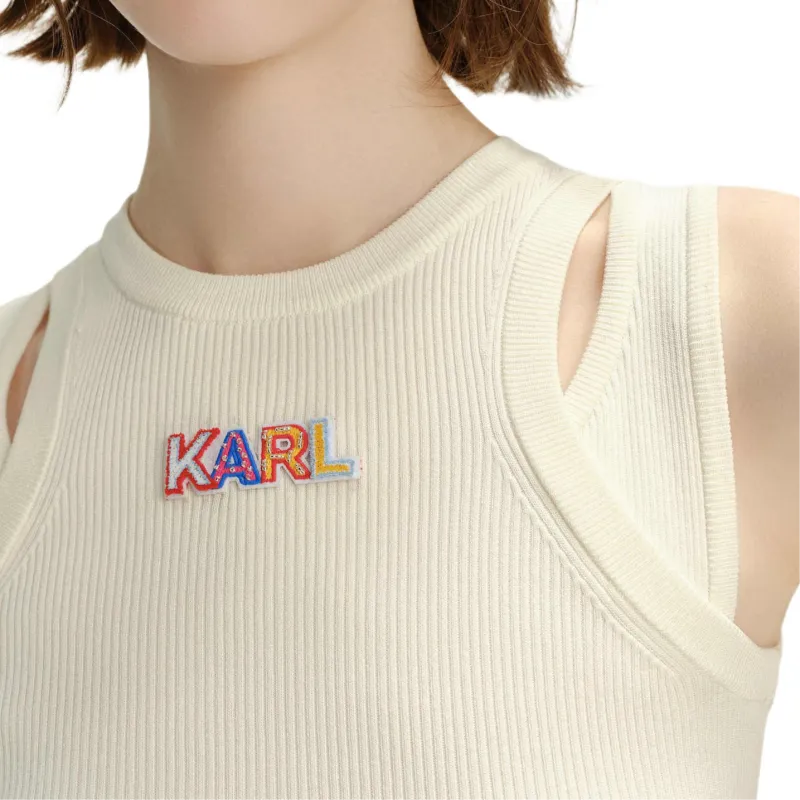 KARL LAGERFELD SS24 Tank Top Women's White-4