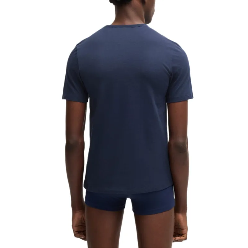 HUGO BOSS T Shirt Men's 3 Pack White+Light Blue+Dark Blue-4