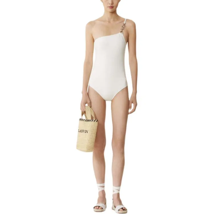 Lanvin SS25 One piece Swimsuit Women's White-1