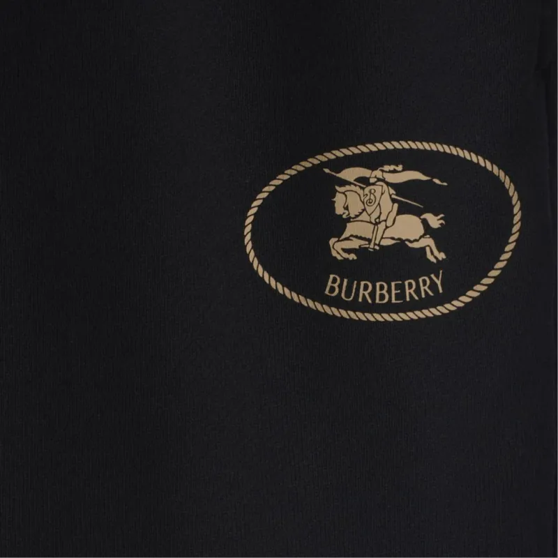 Burberry Knight Stamp Cotton Track Pants-1