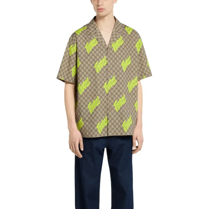 GUCCI FW25 Shirt Men's Multicolor-3