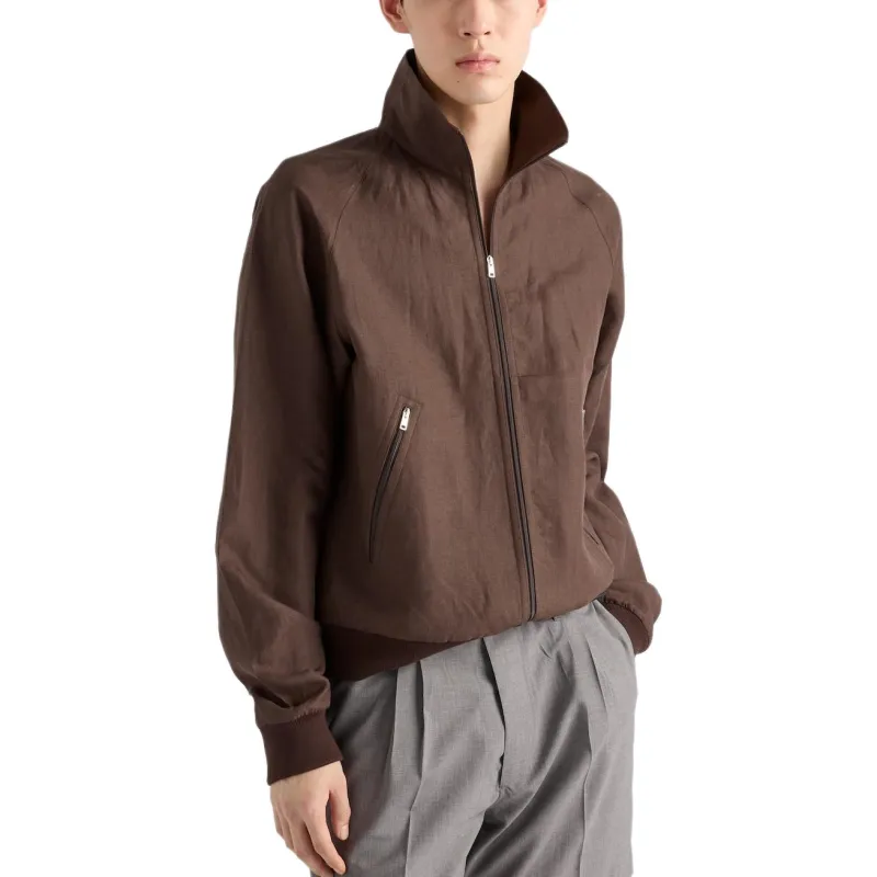 PRADA Jackets & Coats Men's Brown-3