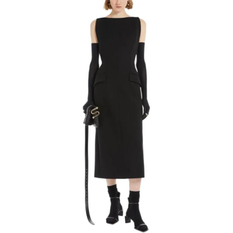 SportMax Folded edge Midi Dress-2