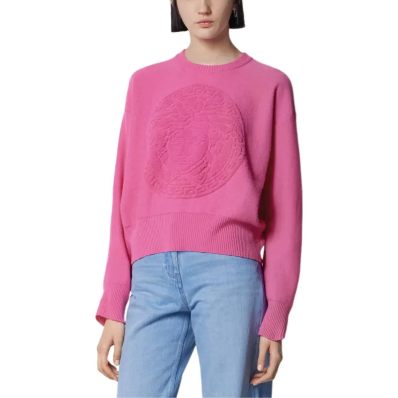 VERSACE Medusa Sweater Women's Pink-1