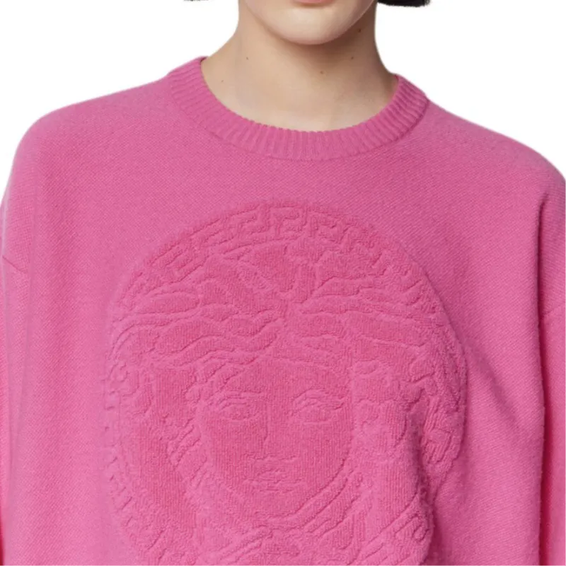 VERSACE Medusa Sweater Women's Pink-4