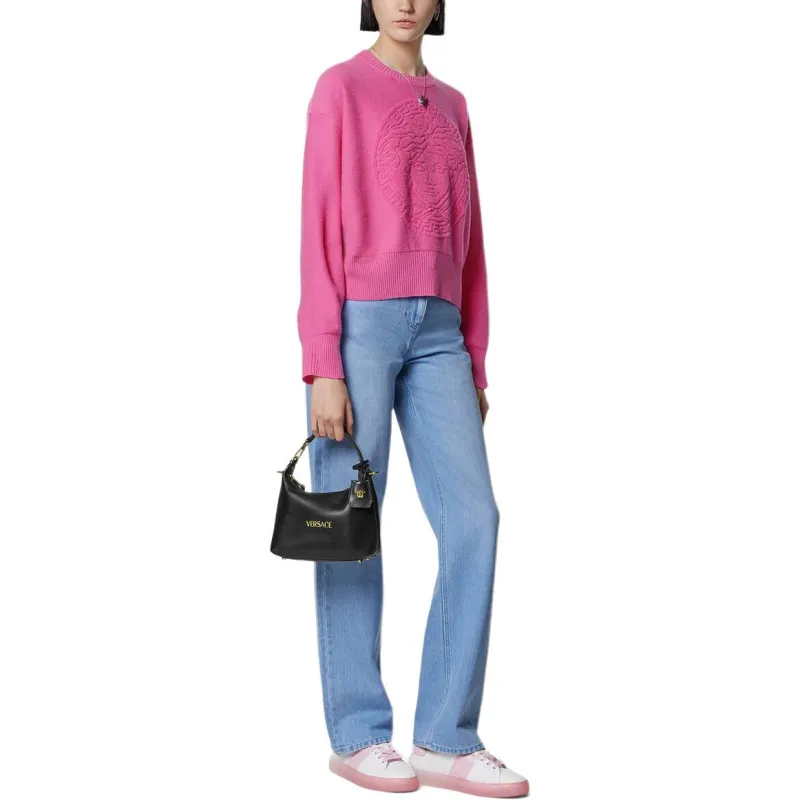 VERSACE Medusa Sweater Women's Pink-3