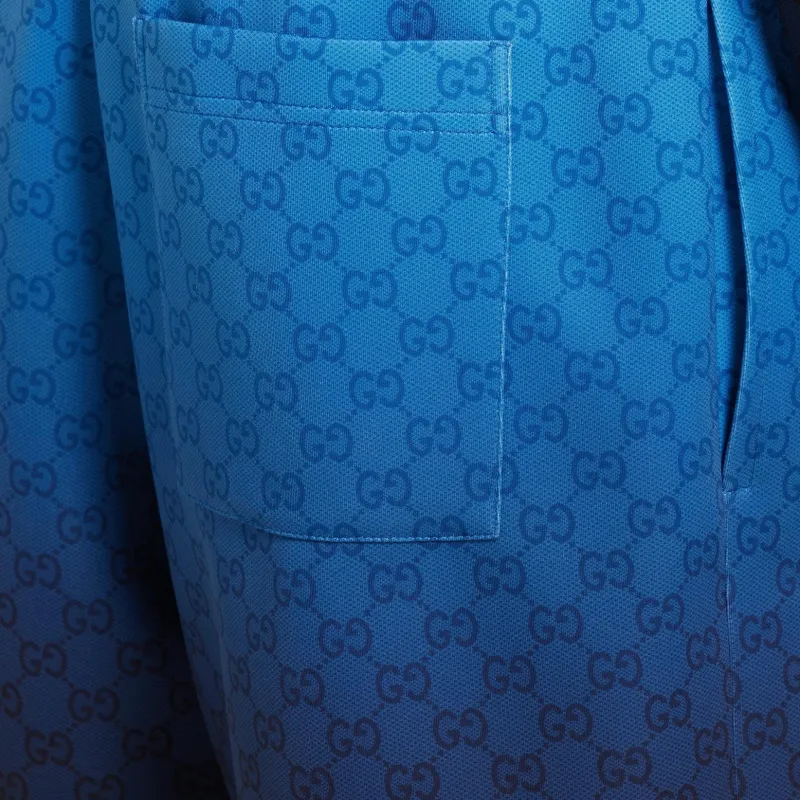 GUCCI Casual Shorts Men Blue-4