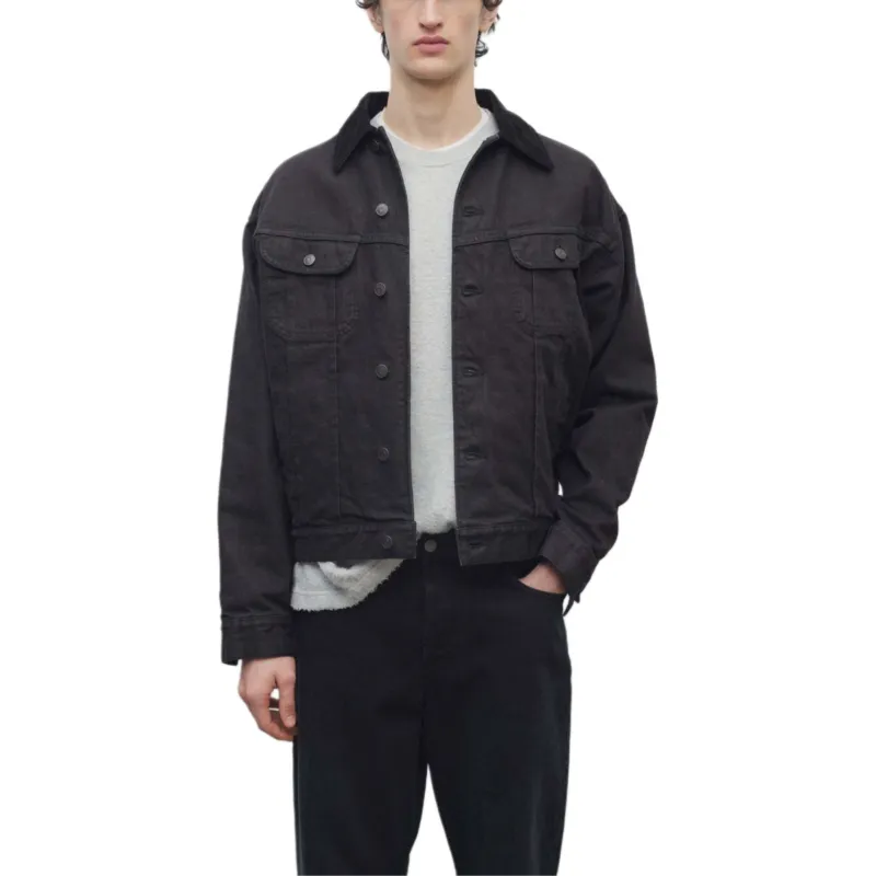 THE ROW Denim Jacket Men's Black-2
