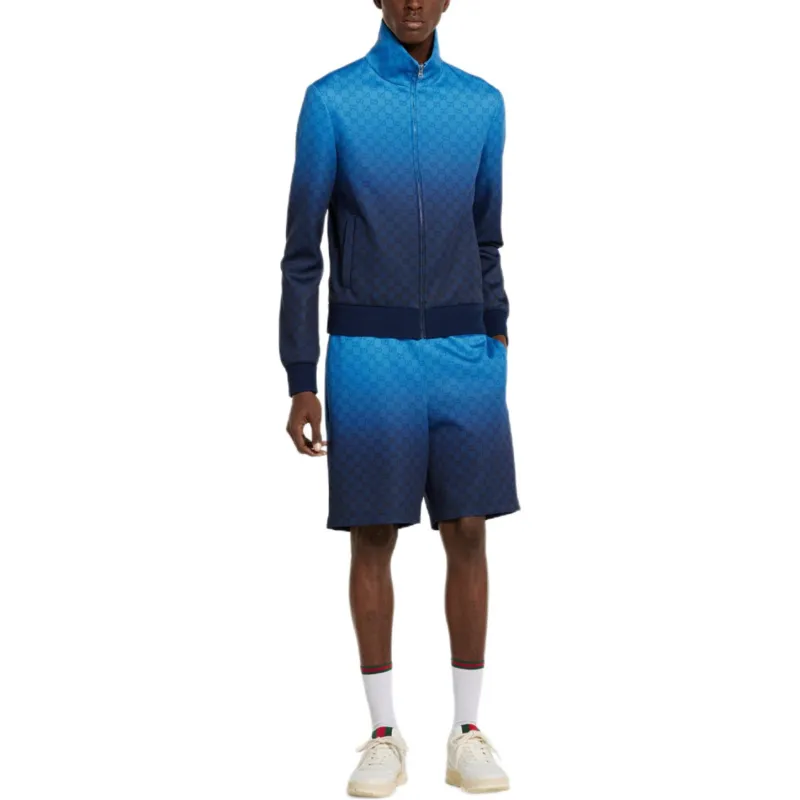 GUCCI Casual Shorts Men Blue-1