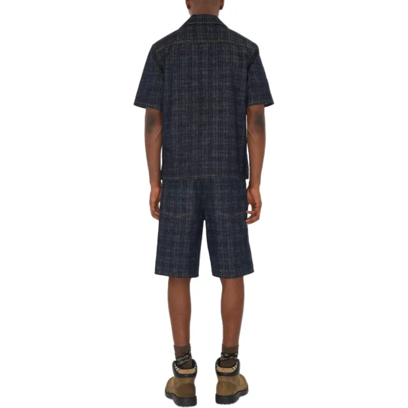 Burberry SS25 Shirt Men's Indigo-2