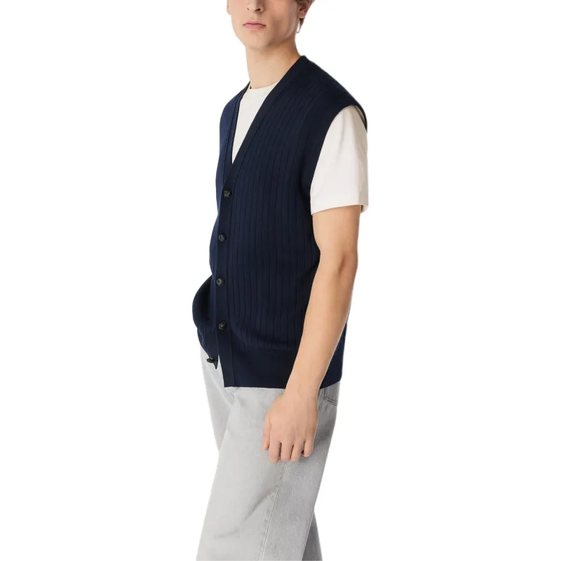 Bottega Veneta SS25 Vest Men's Blue-2