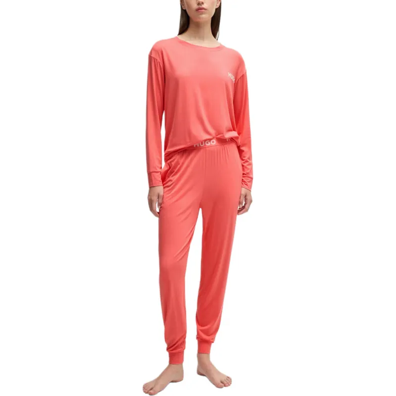 HUGO BOSS Pajama Pants Women's Coral Pink-1