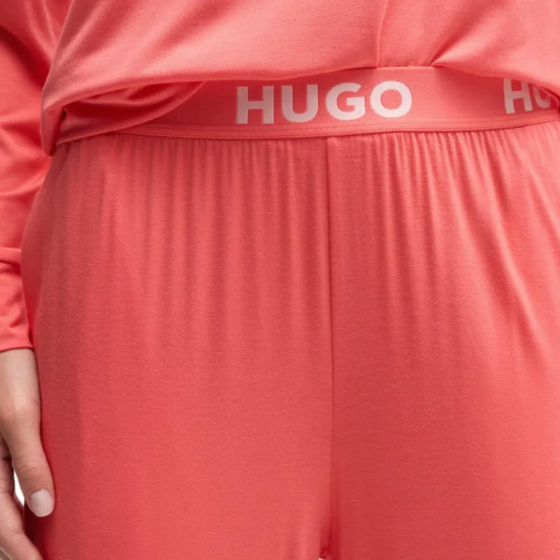 HUGO BOSS Pajama Pants Women's Coral Pink-4