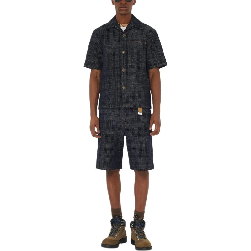 Burberry SS25 Shirt Men's Indigo-1