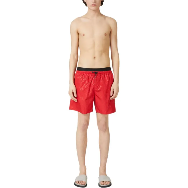 Iceberg Swimming Shorts Men's Red-1