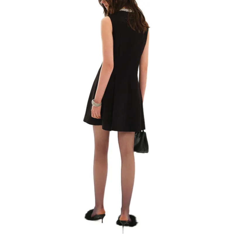 KARL LAGERFELD Sleeveless Dress Women's Black-3
